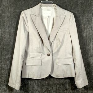 Banana Republic Tan Cotton Blazer